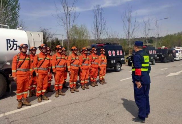 無人機助力北戴河森林火災應急演練(圖1) 無人機助力北戴河森林火災應急演練(圖1)