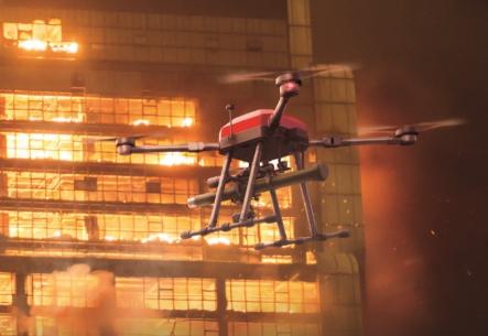 消防無人機(jī)在火災(zāi)中有哪些表現(xiàn)?(圖1) 消防無人機(jī)在火災(zāi)中有哪些表現(xiàn)?(圖1)